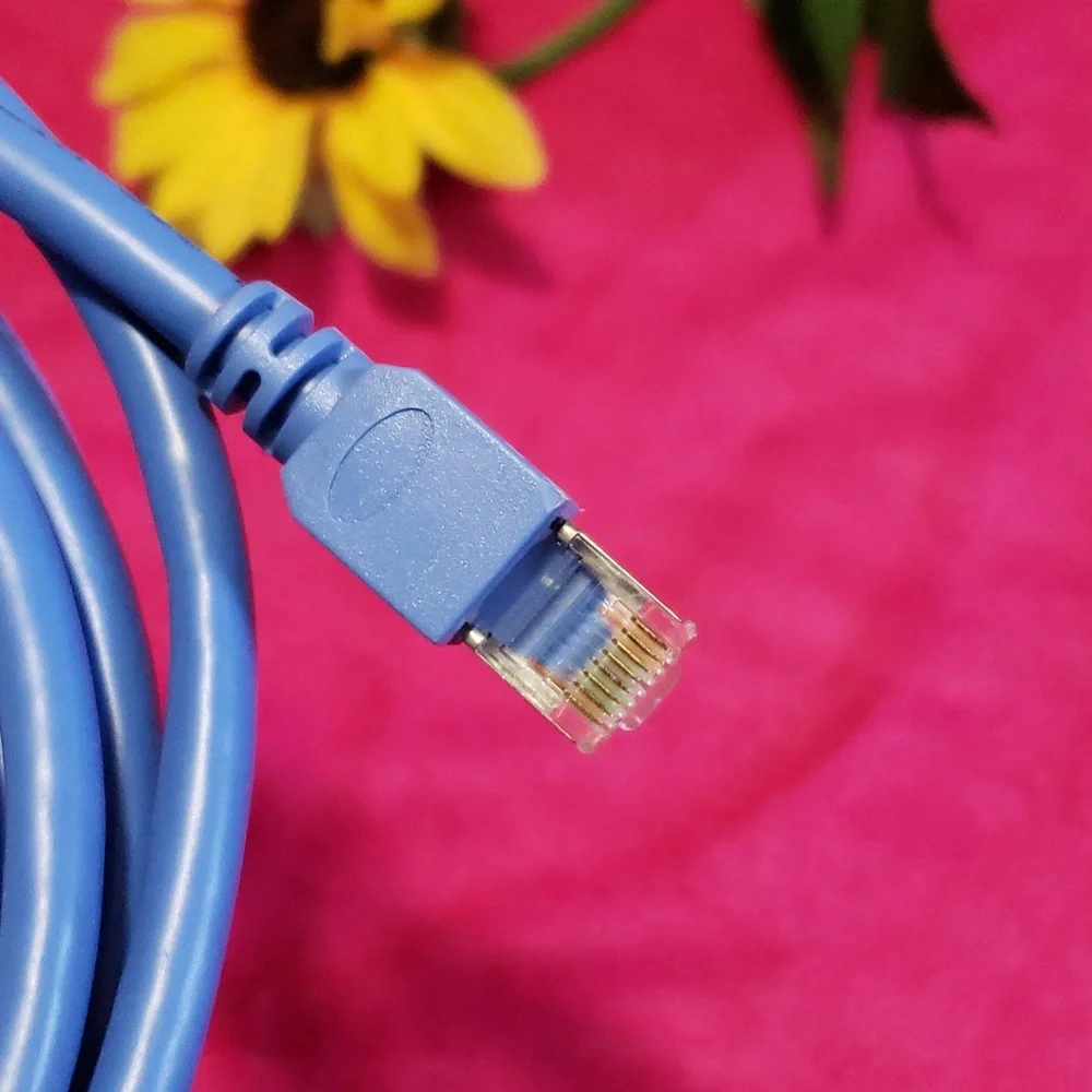 Cat 5e 10' patch cord Blue 